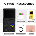 ANBERNIC RG34XXSP Flip Handheld Console 3.4'' IPS Screen Linux 64-bit 64G 5000+ Games Supports 5G WIFI HD-MI TV Output Streaming