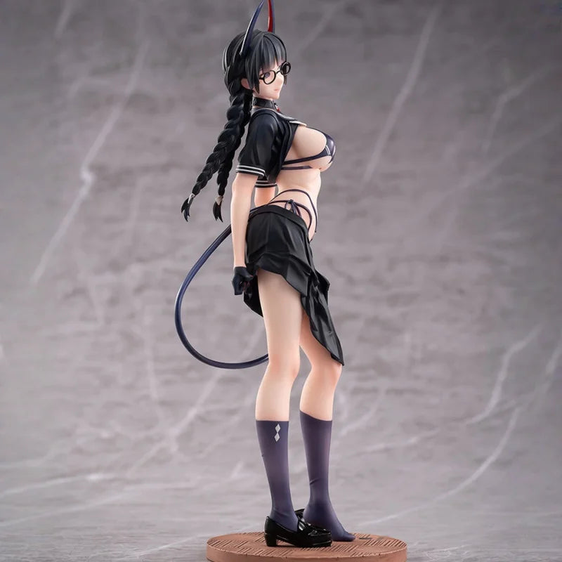 Animester Succubus Class President Mio Nai Figure With Follow Eyes Discipline Committee Member Anime Desk Decor Statue