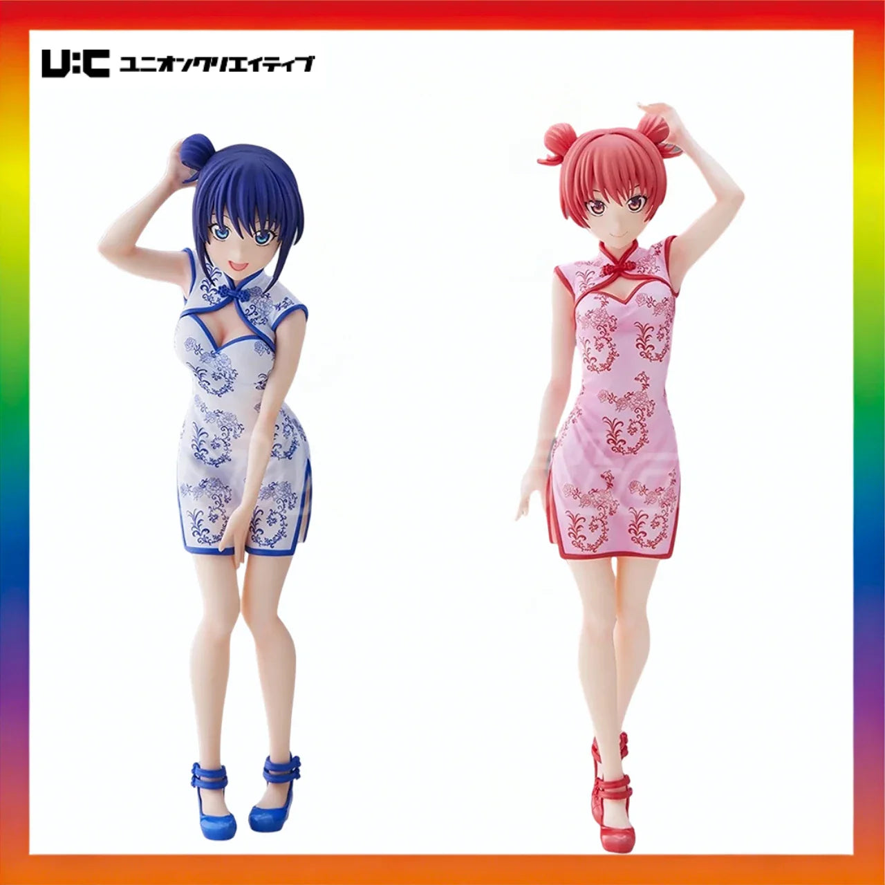 Auf Lager Original UnionCreative Neko Girlfriends Piled Up Mizuse Nagisa / Saki Saki Animationsfiguren Modell Geschenkkollektion
