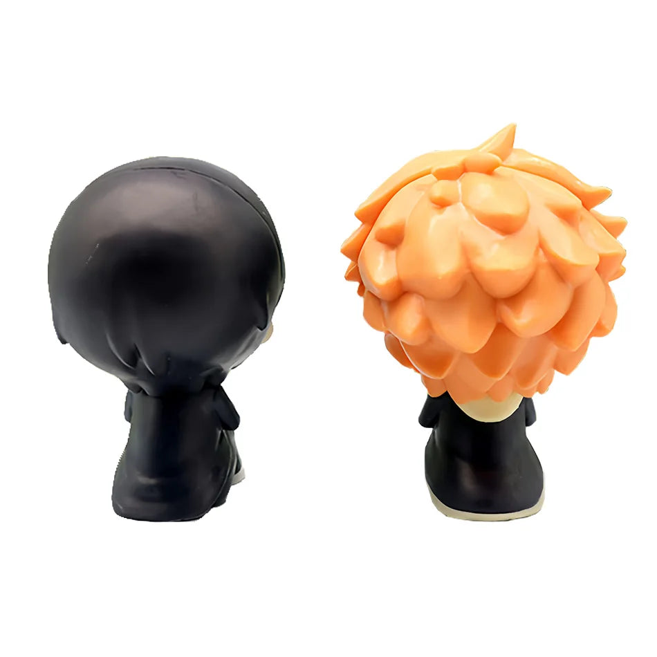 9cm Haikyuu!! Anime Figure Look Up Shoyo Hinata Action Figure Q Version Tobio Kageyama Figurine PVC Collection Model Doll Toys
