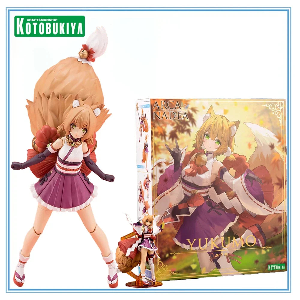 In Stock Original Kotobukiya Model Kits Arcanadea Yukumo Mobile Suit Girl Action Figure Little Fox