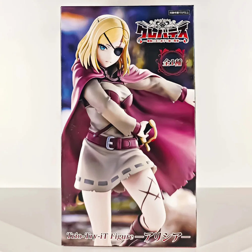 In Stock FuRyu Original Genuine Trio-Try-iT Clevastes The Beast King The Infant and The Corpse Hero Alicia 20cm Model Toy Figure