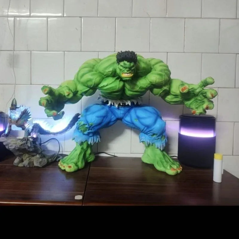 50cm The Avengers Figure Hulk Robert Bruce Banner Extra Large Anime Collectible Model Desktop Ornaments Kids Toys Holiday Gifts
