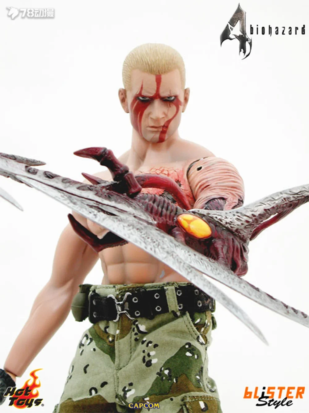 HotToys Resident Evil 1/6 VGM 004 Jack Krauser Transformed Edition Collection Action Figure Model 12-inch Scene Ornament Gift