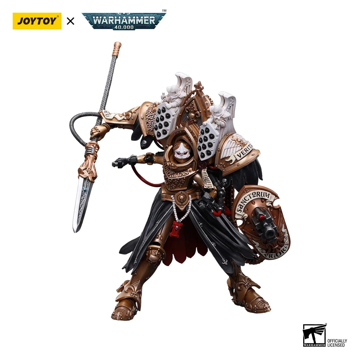 [IN STOCK]JOY TOY Warhammer 40K 1/18 Action Figure Adepta Sororitas Abbess Sanctorum Morvenn Vahl Anime Military Model
