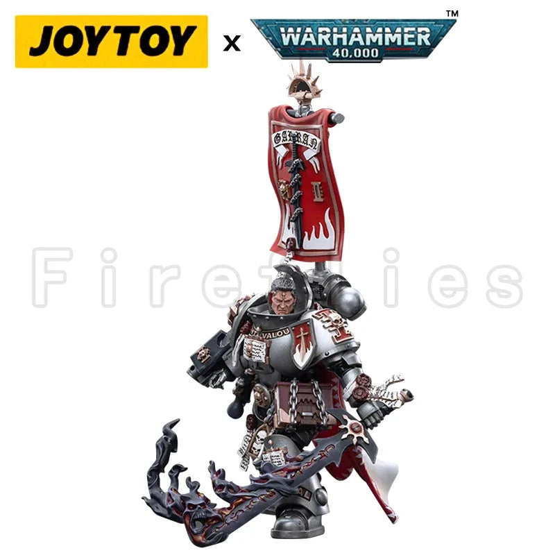 1/18 JOYTOY Action Figure 40K Grey Knight Castellan Crowe Re-Issue Anime Collection Model Toy