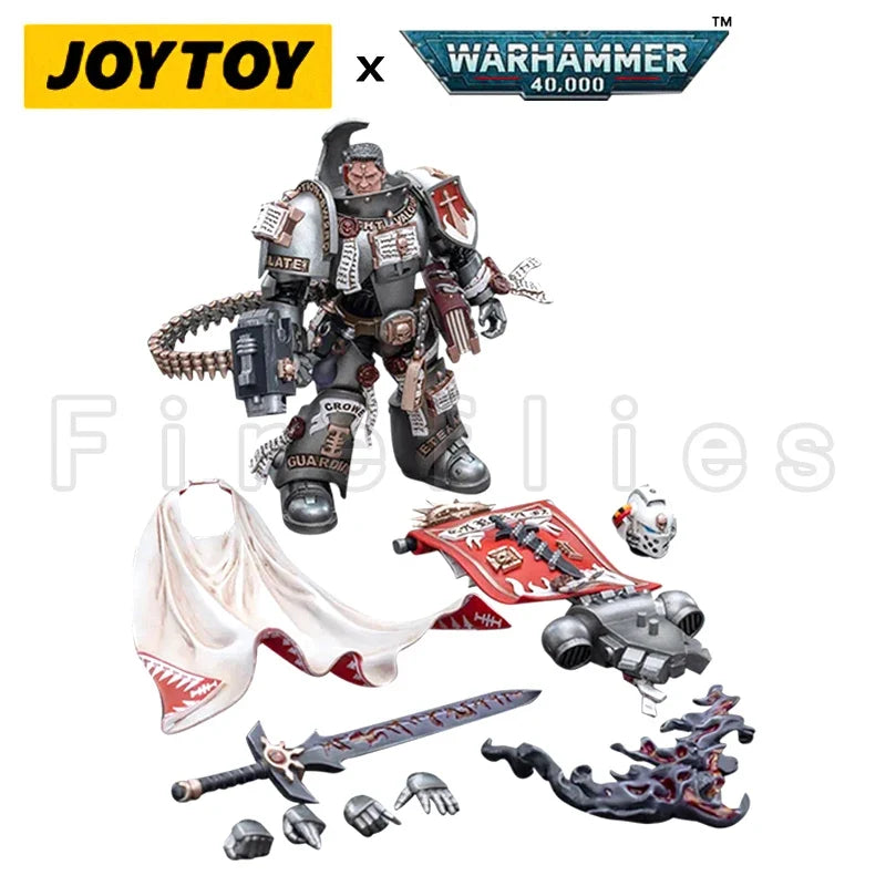 1/18 JOYTOY Action Figure 40K Grey Knight Castellan Crowe Re-Issue Anime Collection Model Toy