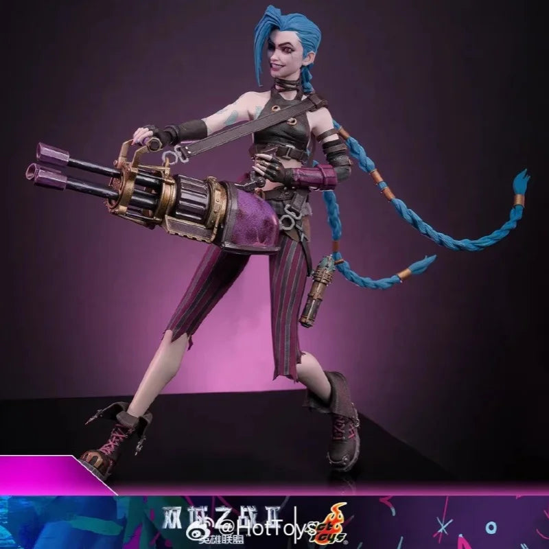 In Stock Original HOTTOYS HT 1/6 TMS137 Arcane: League Of Legends Jinx Action Figures 12inch Collectible Model Toy Birthday Gift