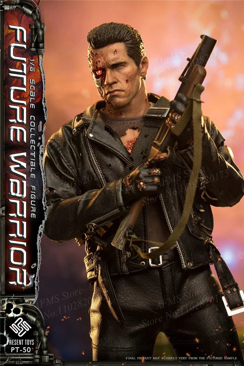PRESENT TOYS PT-sp50 PT-sp51 1/6 Scale Collectible Figure Future Warrior T800 Arnold Schwarzenegger Full Set 12Inch Men Soldier