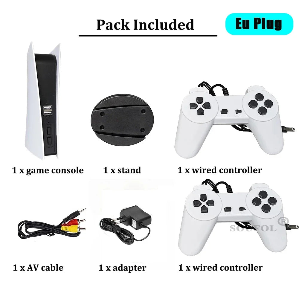 GS5 Game Station 5 Video Game Console With 200 Classic Games 8 Bit TV Consola Retro USB Wired Handheld Two Game Player AV Output