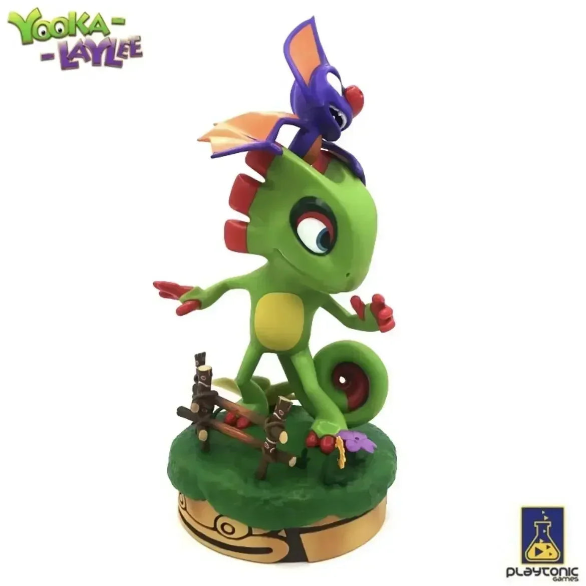 Genuine 30cm High Cute Yooka Laylee Hand Made Toys Resin Decorations Holiday Gifts