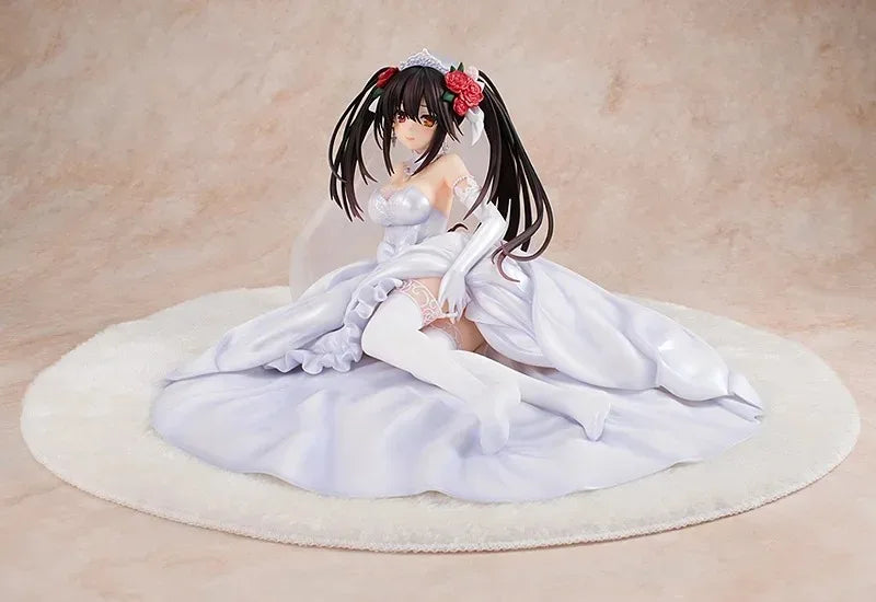 KADOKAWA:DATE A LIVE Tokisaki Kurumi Wedding dress VER.13cm PVC Action Figure Anime Figure Model Toys Collection Doll Gift