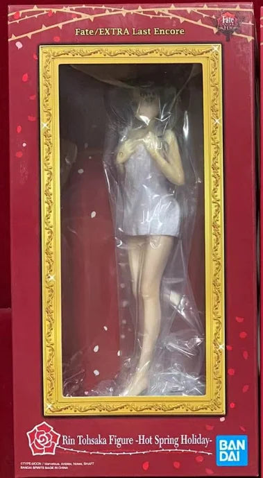 Bandai Ichiban Kuji Fate/EXTRA Last Encore Tohsaka Rin Nero Bath Towel Ver. Anime Action Figure Desktop Ornaments Model Gift