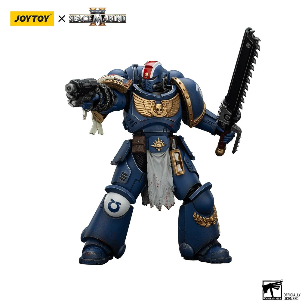 【In stock】 JOYTOY Warhammer 40K 1/18 Action Figures Ultramarines Lieutenant Titus-Collectors Edition Anime Model Toys Gift