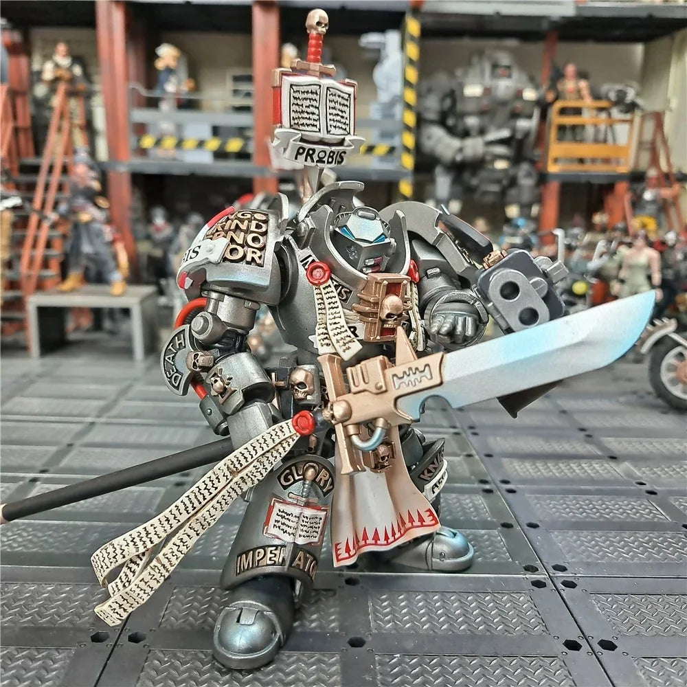 【In Stock】JOYTOY Warhammer 40K Grey Knights Terminator Jaric Thule Model Toys Gift Collection Ornaments 1/18 Action Figures
