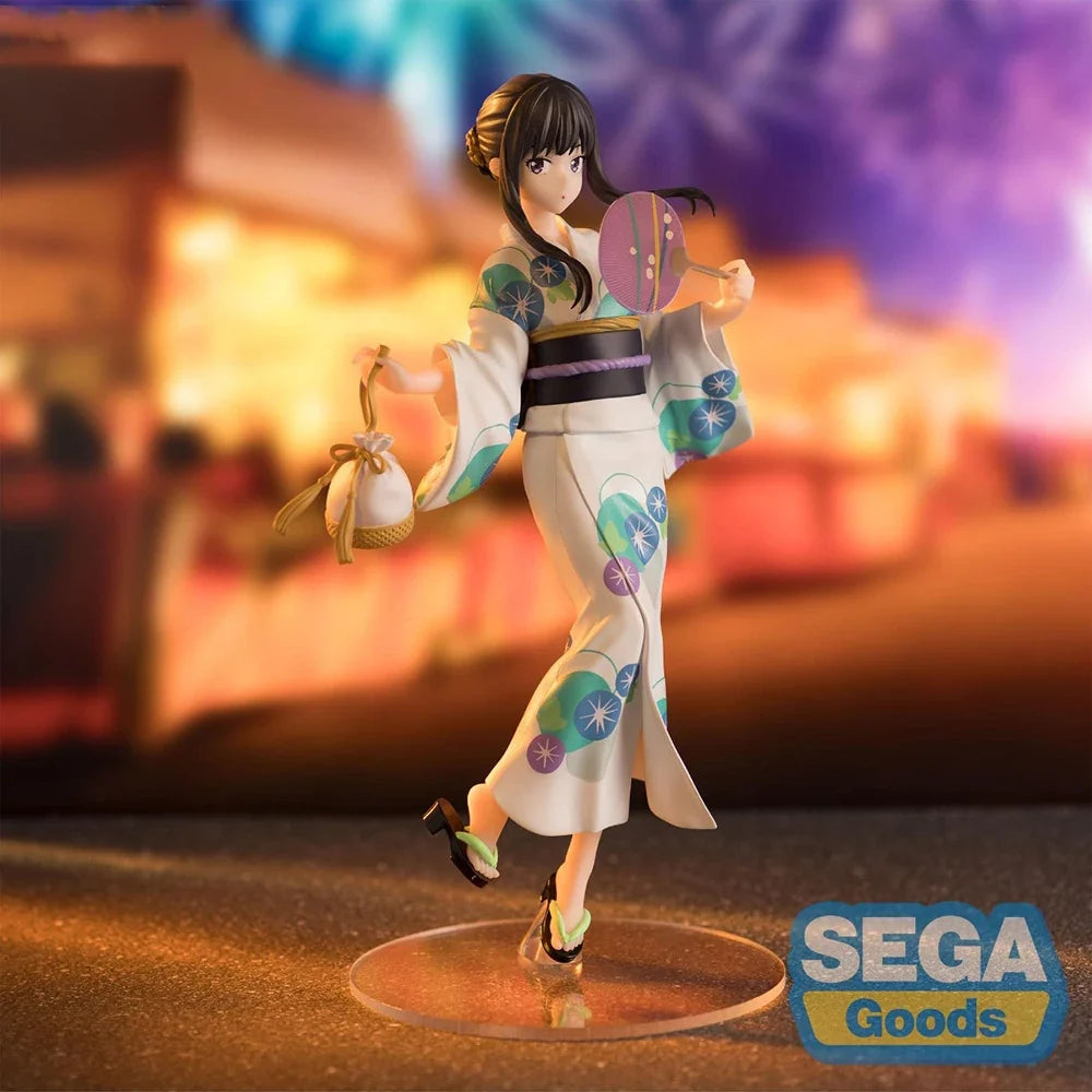 100% Original in Stock SEGA Luminasta Lycoris Recoil Inoue Takina Yukata De Omatsuri Anime Figure Action Figure Model Decoration