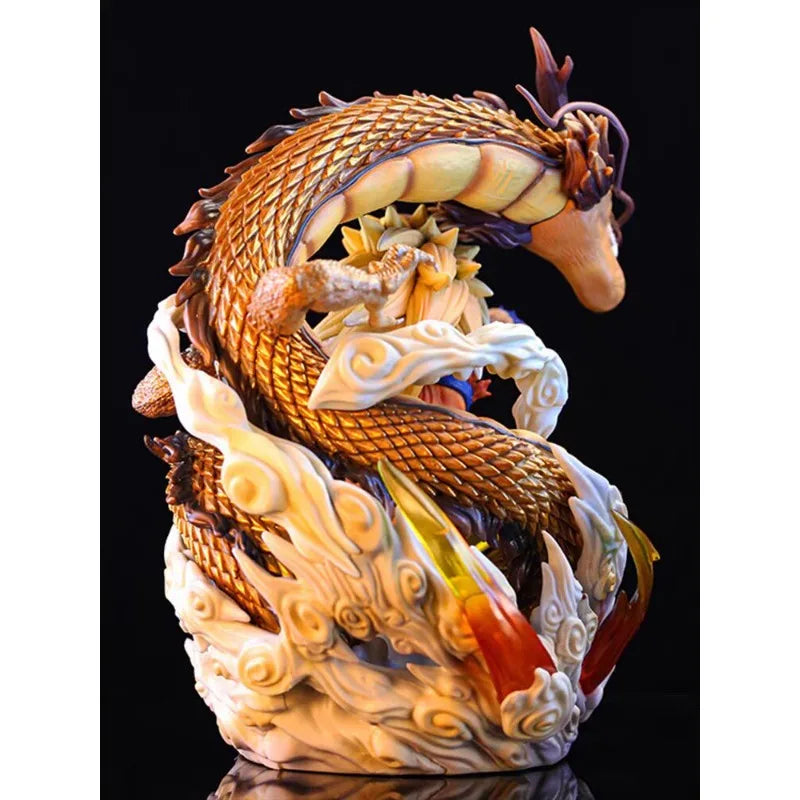 29.5cm Dragon Ball Figure Son Goku Super Saiyan Dragon Fist Anime Collection Model Desktop Ornament Decorations Children Toys