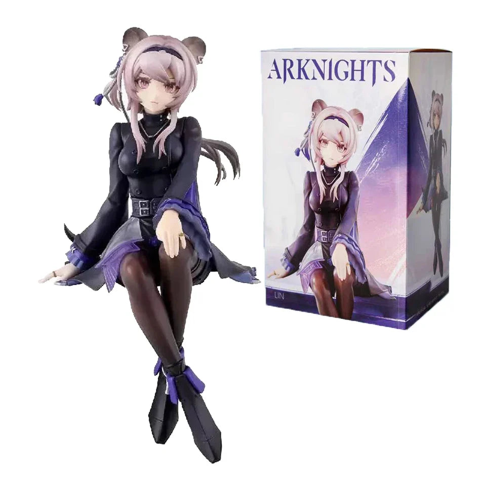 In Stock FuRyu Ark of Tomorrow ARKNIGHTS Lin Lin Yuxia Dragon Gate Warlock Operator Instant Noodle Stopper Figure  PVC Model