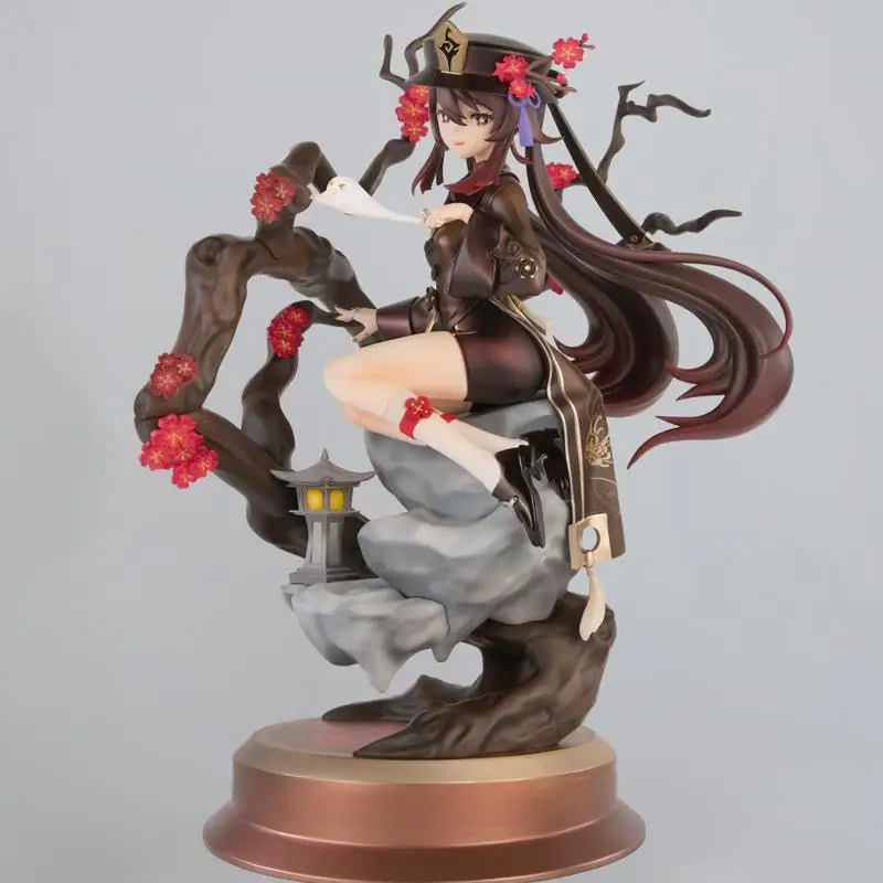 Genshin Impact Aomei Xue Ji Mei Xiang Hu Tang Zhu Walnut Garage Kit Collectible Model Handmade Craft Game Figure Ornaments