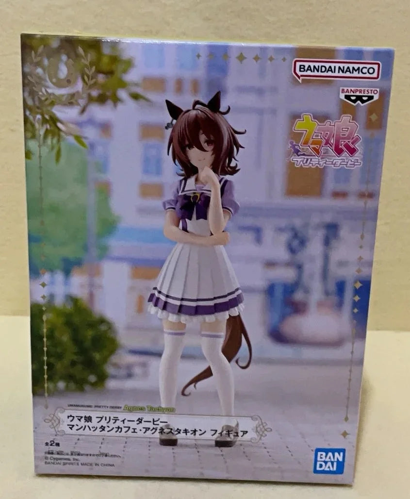 Bandai in Stock Original BANPRESTO Umamusume: Pretty Derby Anime -Manhattan Cafe&Agnes Tachyon- Action Figures Toys Collectible