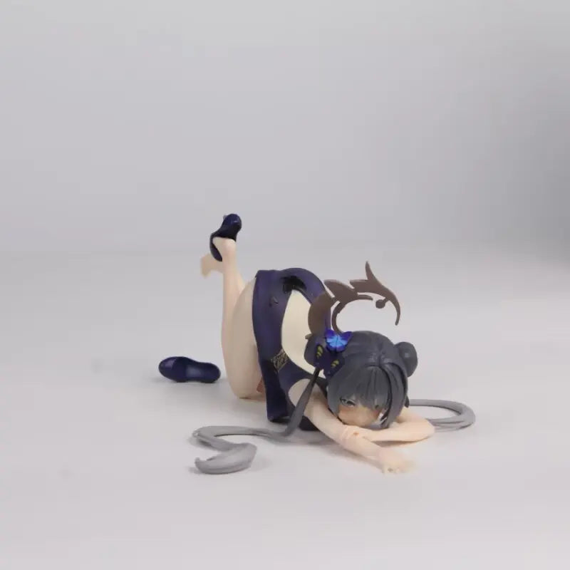 10CM Anime Game Blue Archive Kisaki Figure OB11 Kneeling cheongsam dress Model Toy Doll Aciton Figure PVC Collection Gifts