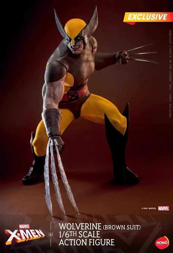 In Stock Original HOTTOYS HT Hono Studio HS03 1/6 Scale Wolf Uncle Brown Battle Suit Version 12'' Action Figure Collectible