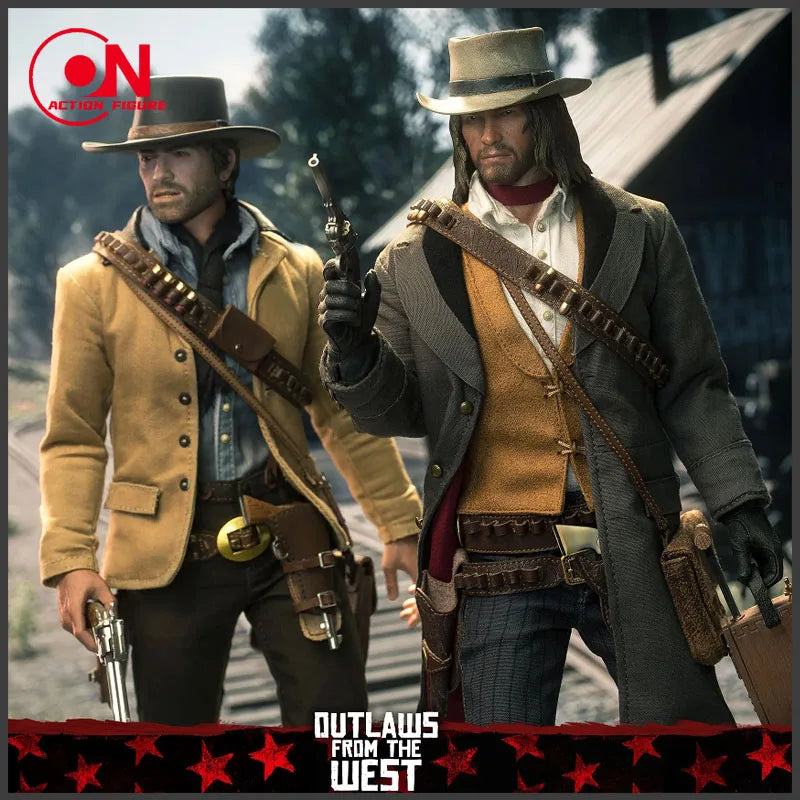 2025 Q4 LIMTOYS LIM011 1/6 The Cowboy John Double Head Figure Model 12'' Male Soldier Action Figure Doll Full Set Toy