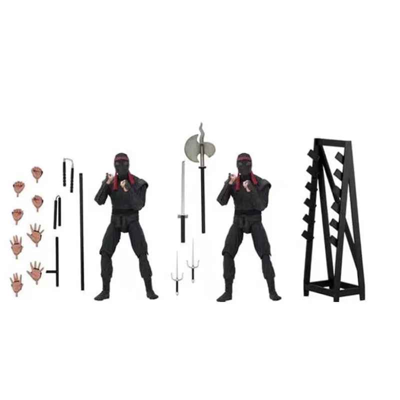 In Stock Original NECA TMNT FOOT SOLDIER Anime Action Collection Figures Model Toys