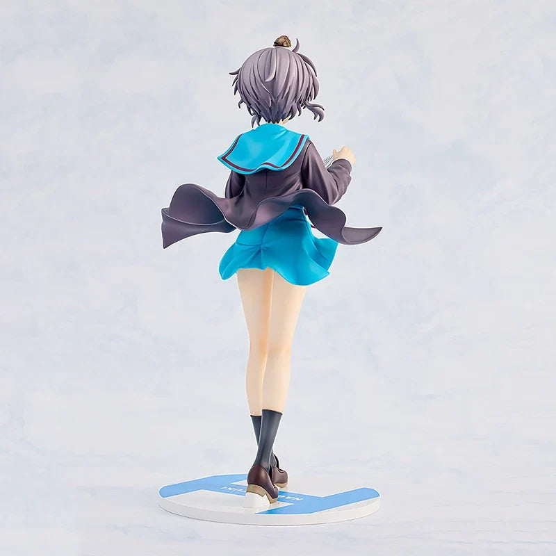 Genuine Original KADOKAWA The Melancholy of Haruhi Suzumiya Nagato Yuki Anime Figure Collectible Model Doll Statuette Gifts