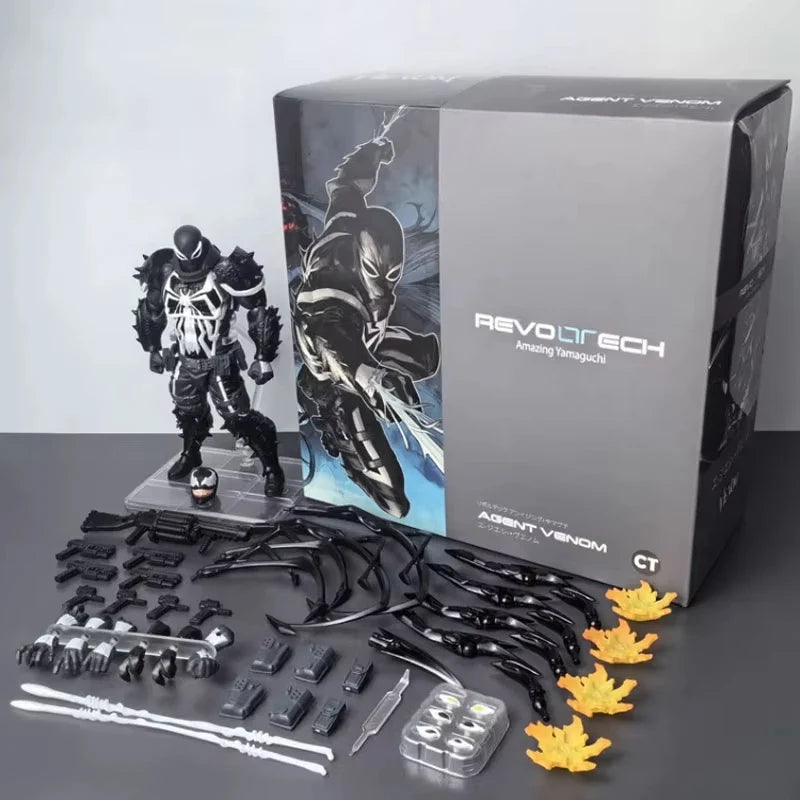 New Ct Toys Agent Anti Venom Figure Kaiyodo Amazing Yamaguchi Comics Agent Venom Action Figure Model Christmas Toys gifts