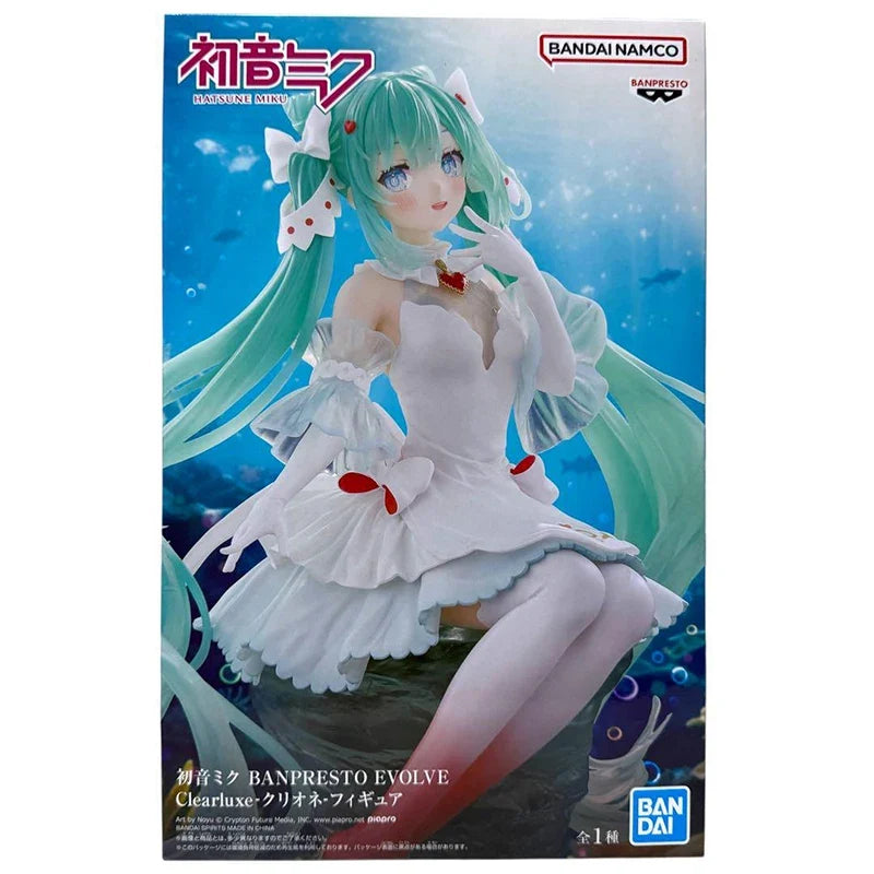In Stock BANPRESTO EVOLVE Clearluxe Hatsune Miku -Clione Ver.- PVC 18CM Anime Action Figures Model Collection Toy