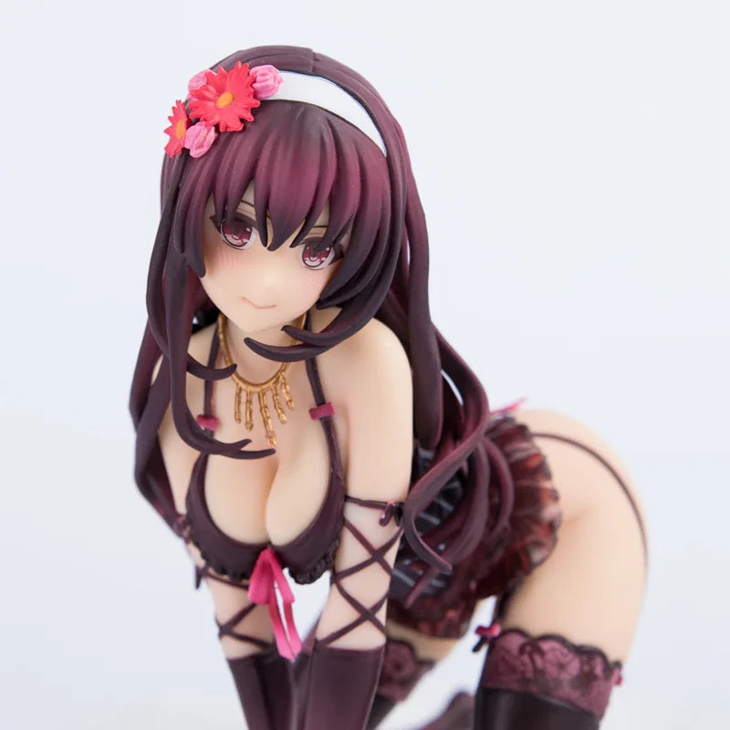 12cm Stranger Heroine Develop Kasumigaoka Utaha Beautiful Girl Anime Handmade Action Figures Desktop Case Decoration Ornament
