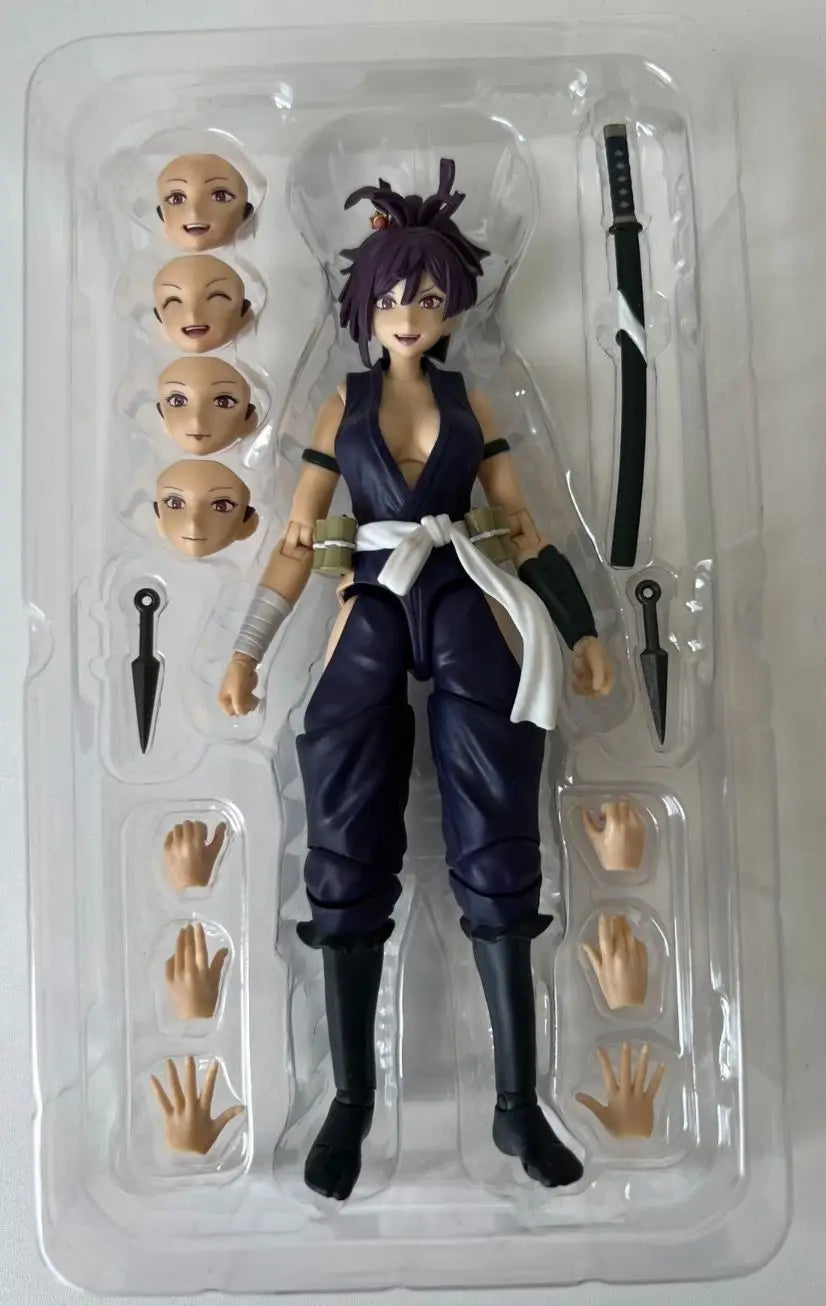 In Stock Original Sh Figuarts Shf Hell's Paradise Yuzuriha Action Figures Model Toys Anime Figura Pvc Gift