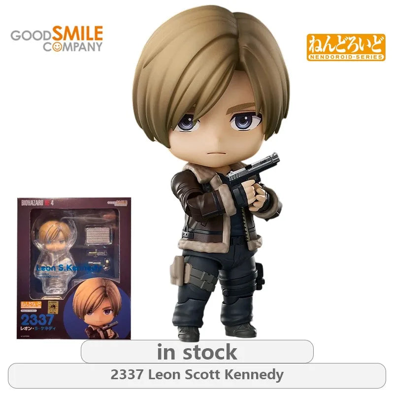 GSC Original Nendoroid Serie Chris Redfield\Ada Wong\Leon Scott Kennedy Anime Actionfigur Modell Spielzeug Ornamente Geschenke für Jungen