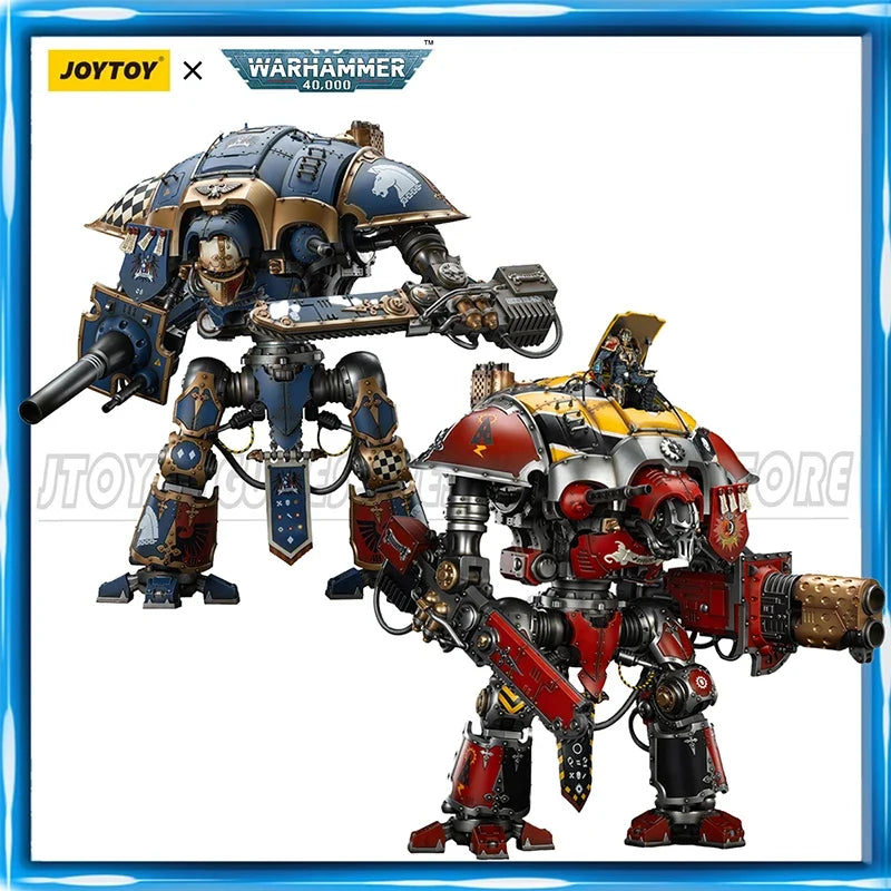 JOYTOY Warhammer 40K 1/18 Imperial Knights House Raven Knight Errant House Terryn Paladin Anime Figures Toys Mech Model