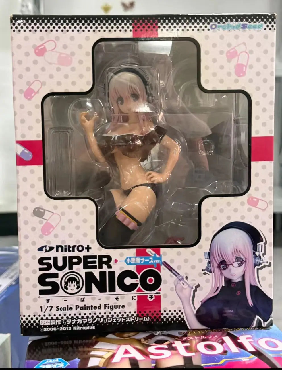 【Auf Lager Original】 SUPER SONICO Orchid Seed 17cm PVC Anime Actionfigur Sammlerstück Modell Kollektion Limitierte Geschenke Spielzeug
