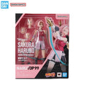 Bandai Original Genuine Figure Naruto Model Kit SHF Sakura Haruno NarutoP99 Collection Action Figure Model for Kids Toys Gifts