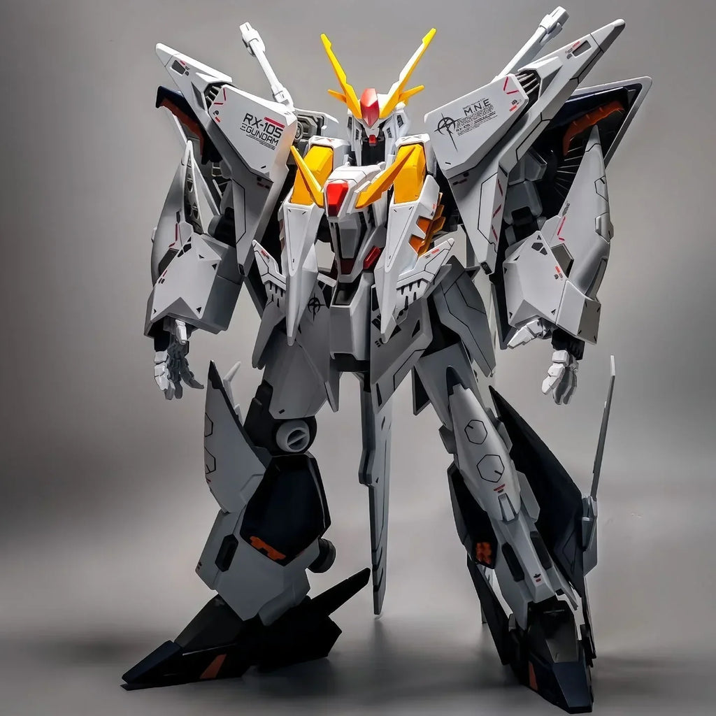 In Stock JUJIANG HG RX-105 XI 1/144 Assembly Model Kit Action Figure Robot Toy for Hobby Kids Collection Plastic Model Gift
