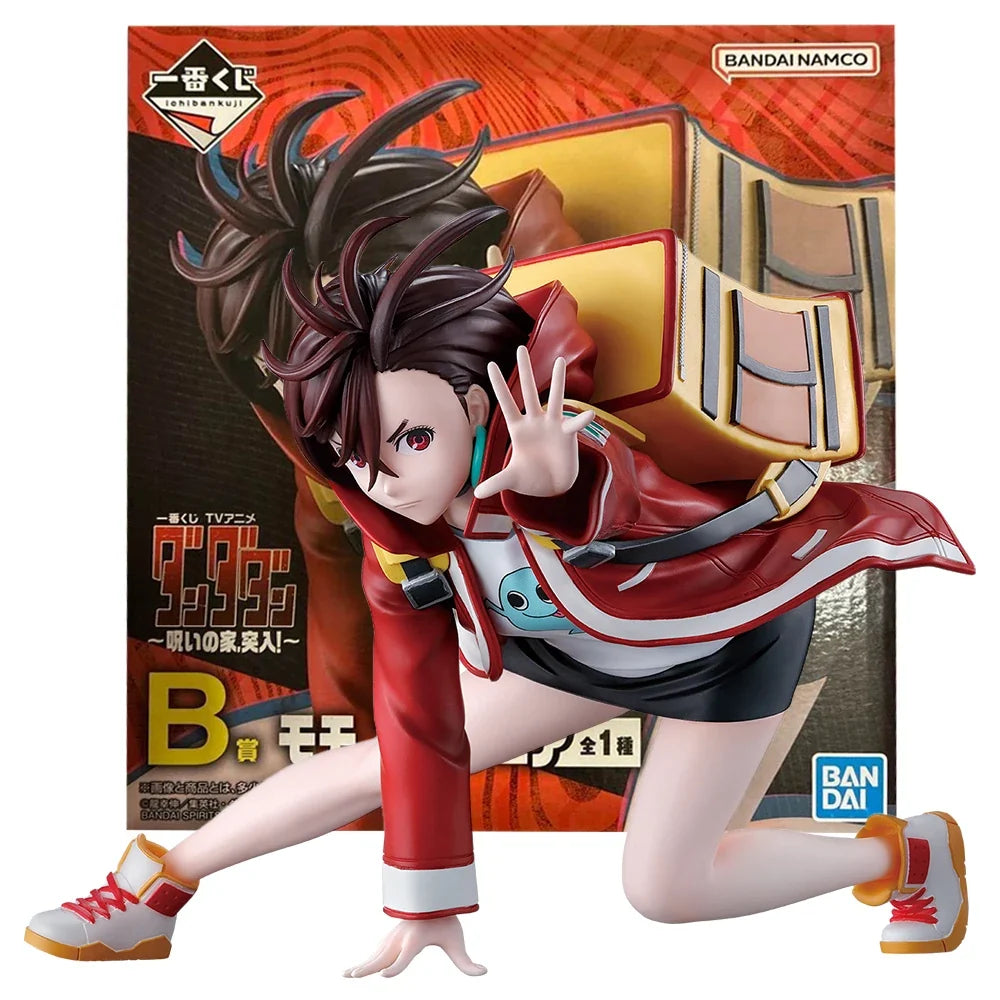 8.5CM Anime Dandadan Ayase Momo Figure Noodle Stopper Figure Sitting Posture Small Sit Series Model Toys Doll Aciton Figure