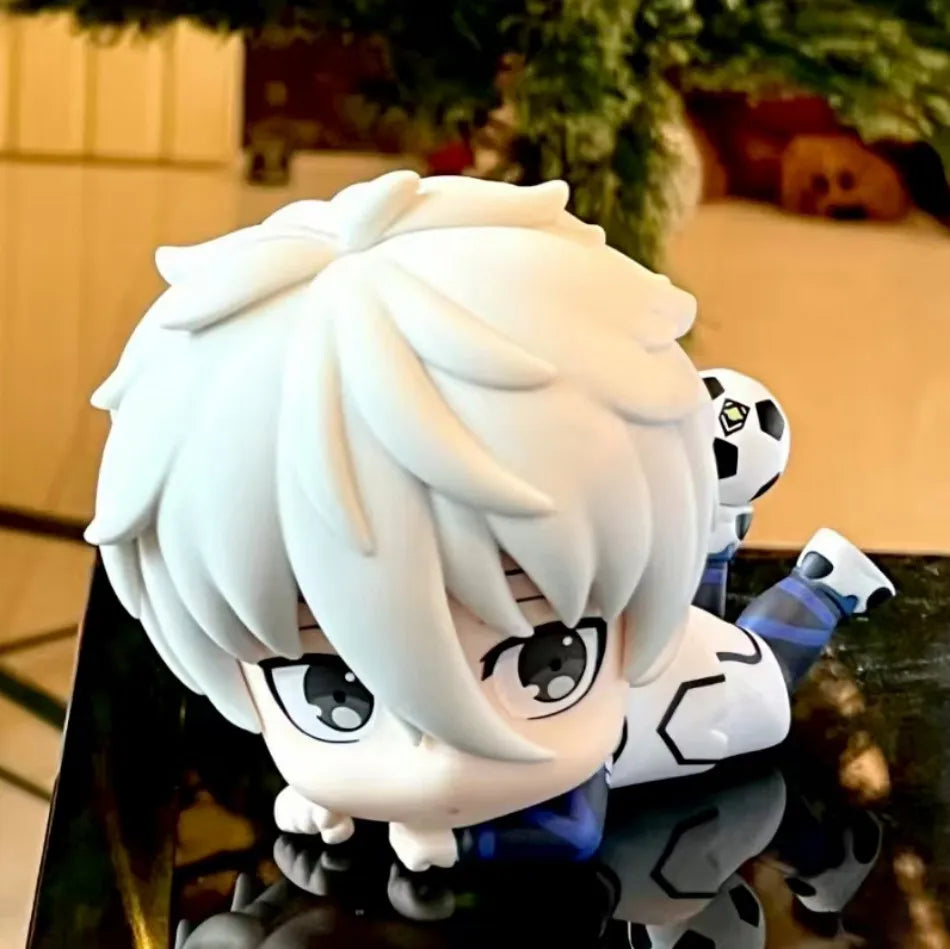 Blue Lock Anime Figure Isagi Yoichi Chigiri Hyoma Bachira Meguru Nagi Seishiro Action Figures Collection Model Figurine Doll Toy