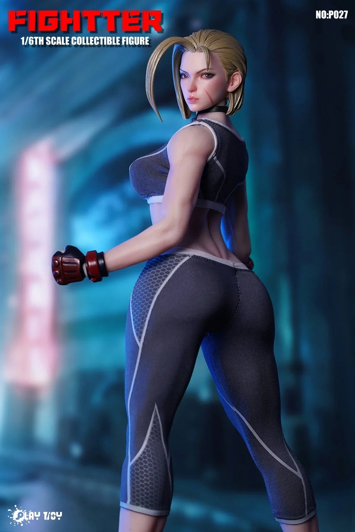 PLAY TOY NO:P027 1/6 Scale Fightter Girl Cammy Full Set Movable Doll 12'' Female Action Figure Model Toys