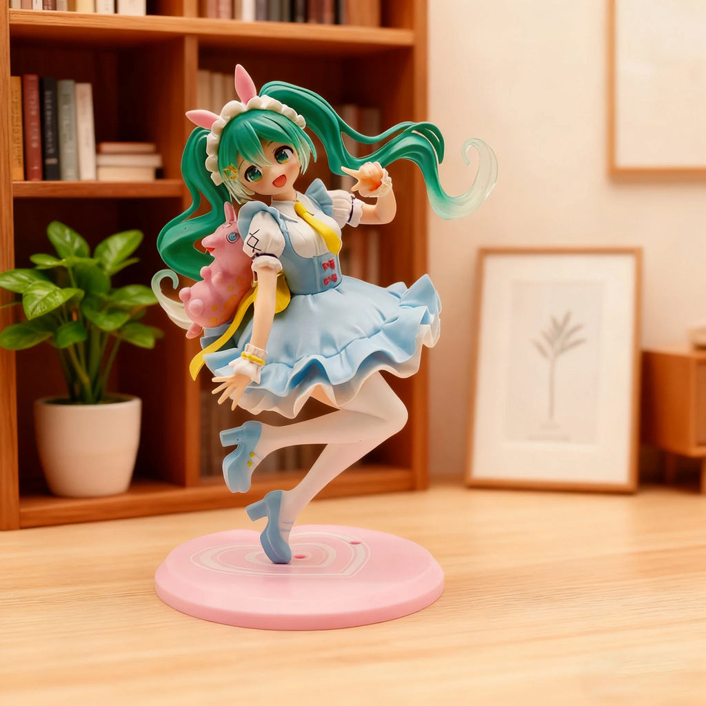 Hatsune Miku Fairy Tale Princess Handmade Anime Future Sweet and Cute Girls Anime Peripheral Model Desktop Decoration Toy Gift