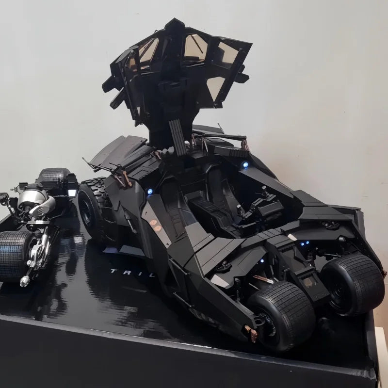 Modoking 1/12 The Dark Knight Batman The Tumbler & The Batpod Assembling Movable Model Toy Gifts
