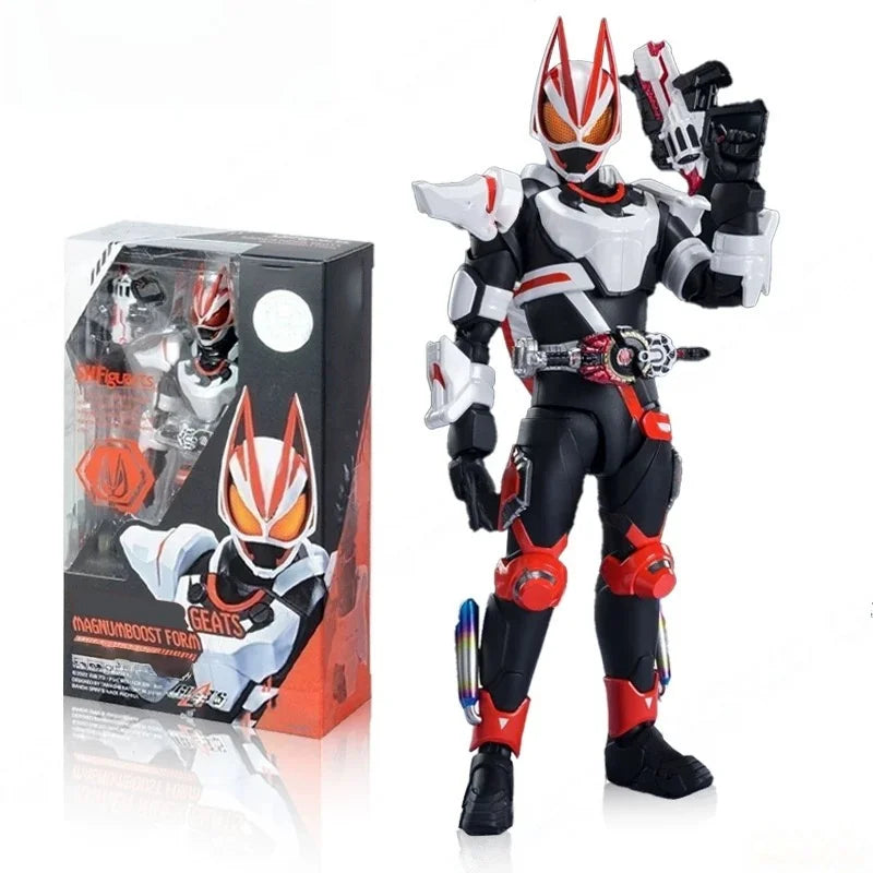 New Bandai Shf Kamen Rider Kabuto Basic Form 10th Anniversary Commemorative Bone Carving Action Figure Boy's Birthday Toy Gift