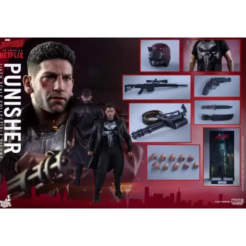 In Stock Original HotToys HT TMS003 Daredevil TMS004 Punisher 1/6 Anime Movie Character Models Art Collectibles Toys Gifts
