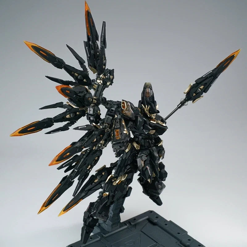ALL INCLUSIVE FULLSION 1/100 Black Apocalypse Assembly Model Kit Alloy Skeleton Mecha Collectible Action Figures Ornament Gift