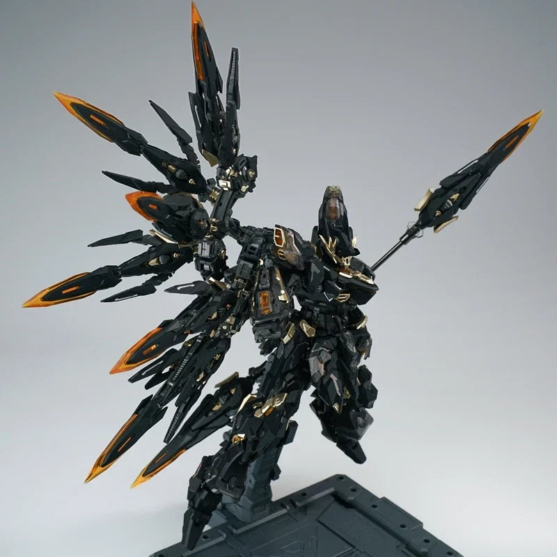 ALL INCLUSIVE FULLSION 1/100 Black Apocalypse Assembly Model Kit Alloy Skeleton Action Figures Original Mech Toy Ornament Gift