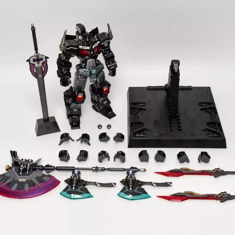 【Auf Lager】Transformiertes Spielzeug MC Muscle Bear Dark OP Commander Legierung Fertiges mobiles Robotermodell Geschenk-Sammlung