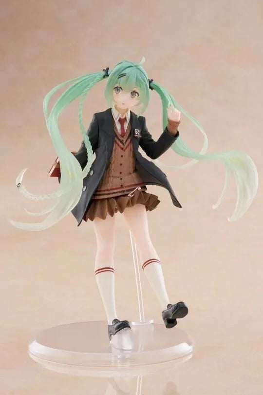 Judai Original TAITO Vocaloid Hatsune Miku Fashion Preppy PVC Action Figure Model Toys