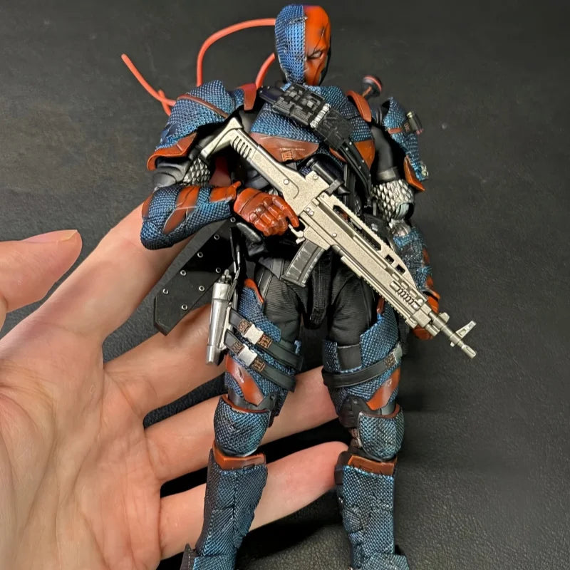 New Lpzz Toys Arkham Knight Batman 1/12 Action Figure V8 Suit Deathstroke Super Man Collection Model Home Decor Boy Statue Gift